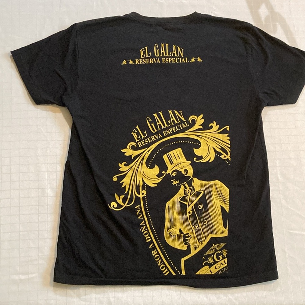 🟢3/$15 El Galan Felix Mesa master blender t shirt cigar lover shirt size large